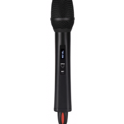 黑色UHF無線麥克風